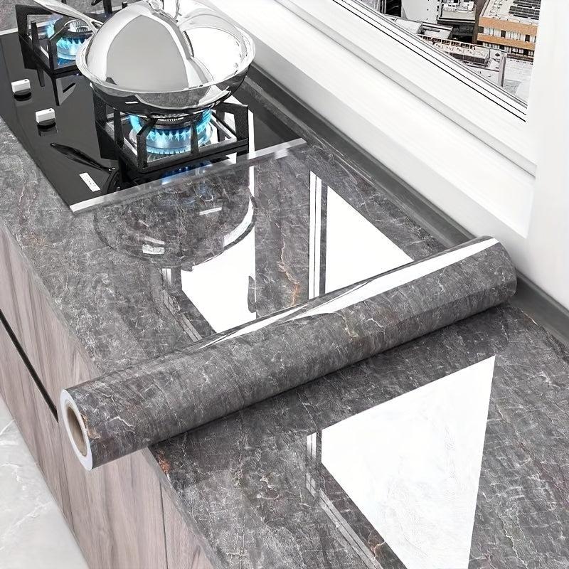Marble Pattern Peel & Stick Wallpaper for Kitchen Countertop - Waterproof