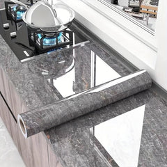 Marble Pattern Peel & Stick Wallpaper for Kitchen Countertop - Waterproof
