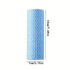 Nonwoven Fabric Cleaning Cloth Wave Pattern Cleaning Rag