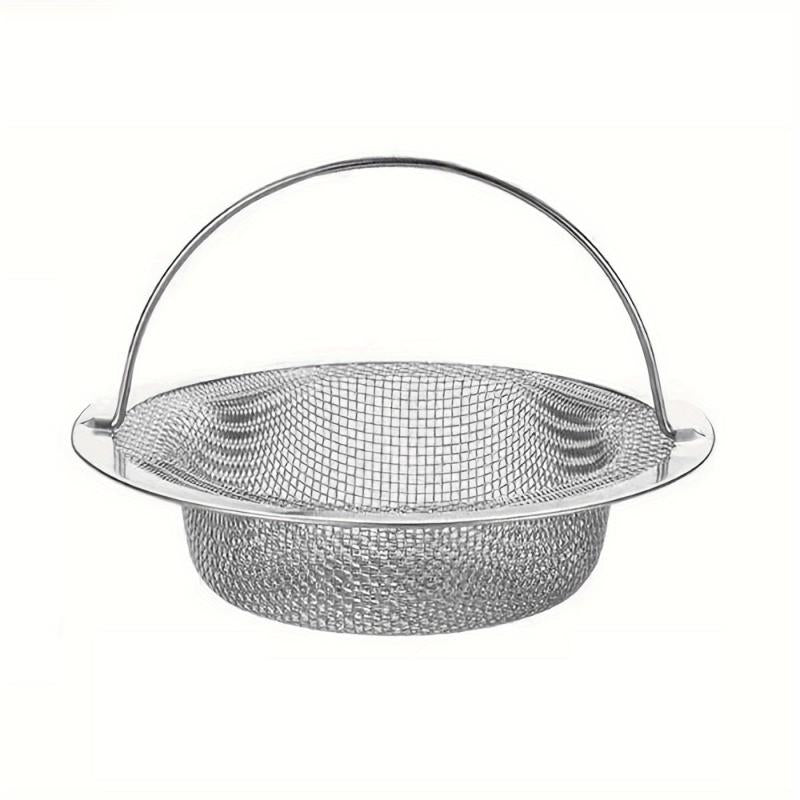 2pcs Stainless Steel Sink Basket Strainer Kitchen Sink Drain Stopper