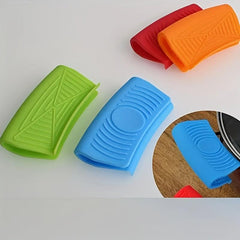 2pcs Silicone Pot Assist Handle Holder Hot Skillet Handle Covers