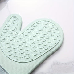 Silicone Oven Mitts Heat Resistant Double Layer Baking Oven Gloves