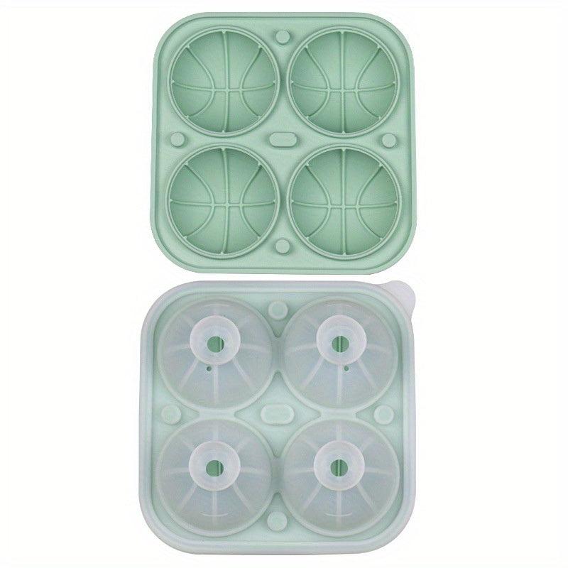 Sports Ice Ball Mold Silicone Trays Football Rugby Basketball Ice Maker