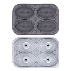 Sports Ice Ball Mold Silicone Trays Football Rugby Basketball Ice Maker