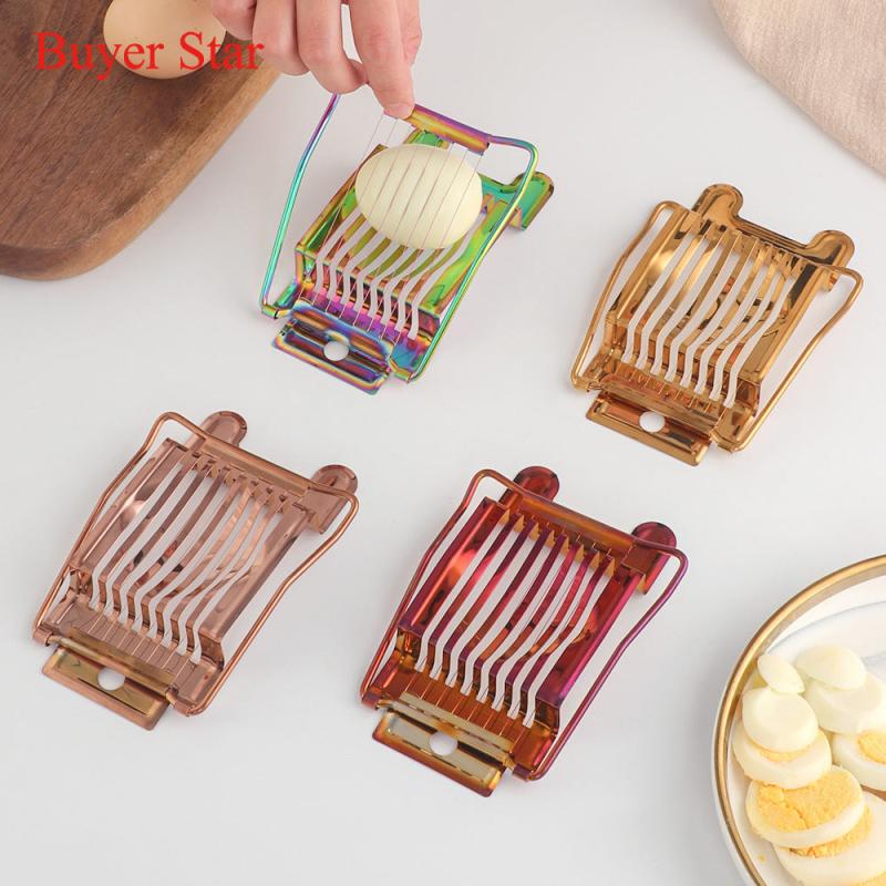 Egg Slicer Kitchen Egg Cutter Multifunctional Egg Slicer