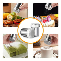 2pcs Powder Shaker Stainless Steel Chocolate Shaker Baking Supplies