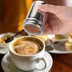 2pcs Powder Shaker Stainless Steel Chocolate Shaker Baking Supplies