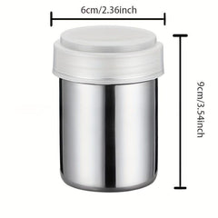 2pcs Powder Shaker Stainless Steel Chocolate Shaker Baking Supplies