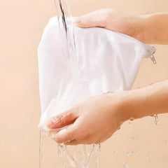 Thai Tea Filter Bag with Zipper Reusable Cloth Strainer for Coffee