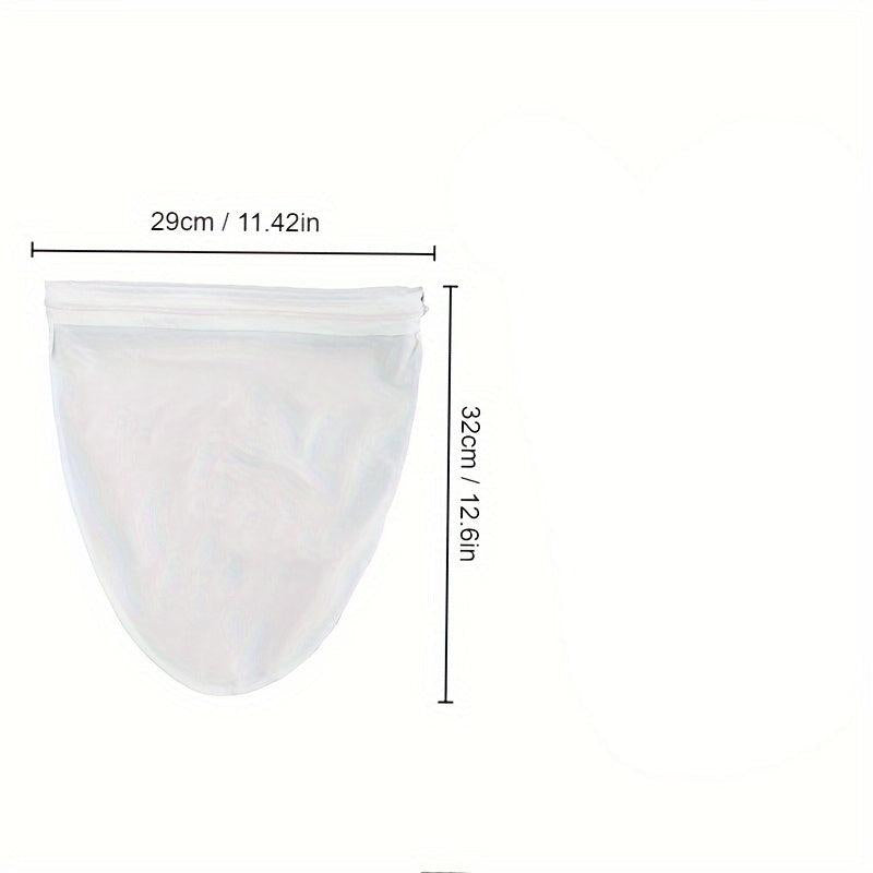 Thai Tea Filter Bag with Zipper Reusable Cloth Strainer for Coffee