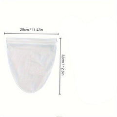 Thai Tea Filter Bag with Zipper Reusable Cloth Strainer for Coffee
