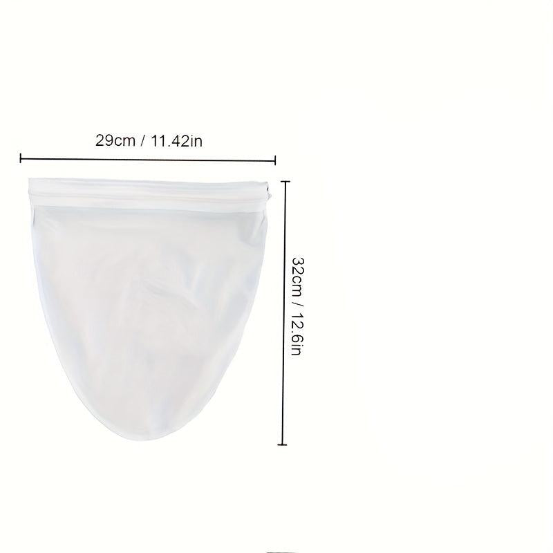 Thai Tea Filter Bag with Zipper Reusable Cloth Strainer for Coffee