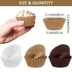 1000pcs Cupcake Liners For Baking Liners Paper Cupcake Cups Bulk