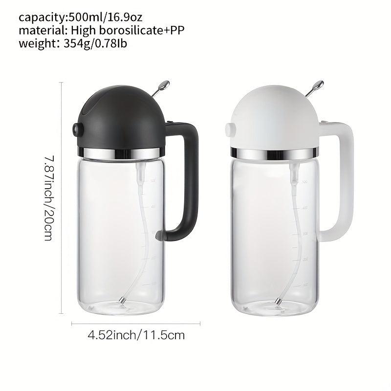 500ml Spray Bottle with Automatic Cap Opening - Kitchen and Home Use