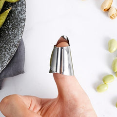 Adjustable Stainless Steel Finger Thumb Picks for Nuts - Finger Guard