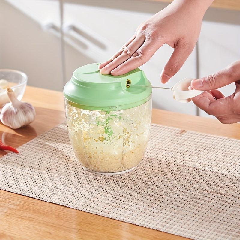 Multifunctional Vegetable Cutter Garlic Masher Fruit Crusher Manual Food Chopper