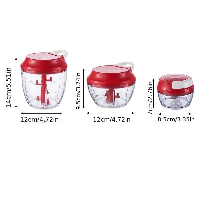 Multifunctional Vegetable Cutter Garlic Masher Fruit Crusher Manual Food Chopper