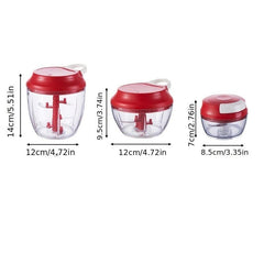 Multifunctional Vegetable Cutter Garlic Masher Fruit Crusher Manual Food Chopper