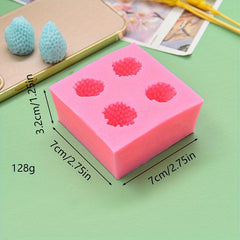 3D Fruit Chocolate Silicone Mold for Cake Decorating