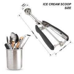 Stainless Steel Ice Cream Spoon for Easy Digging