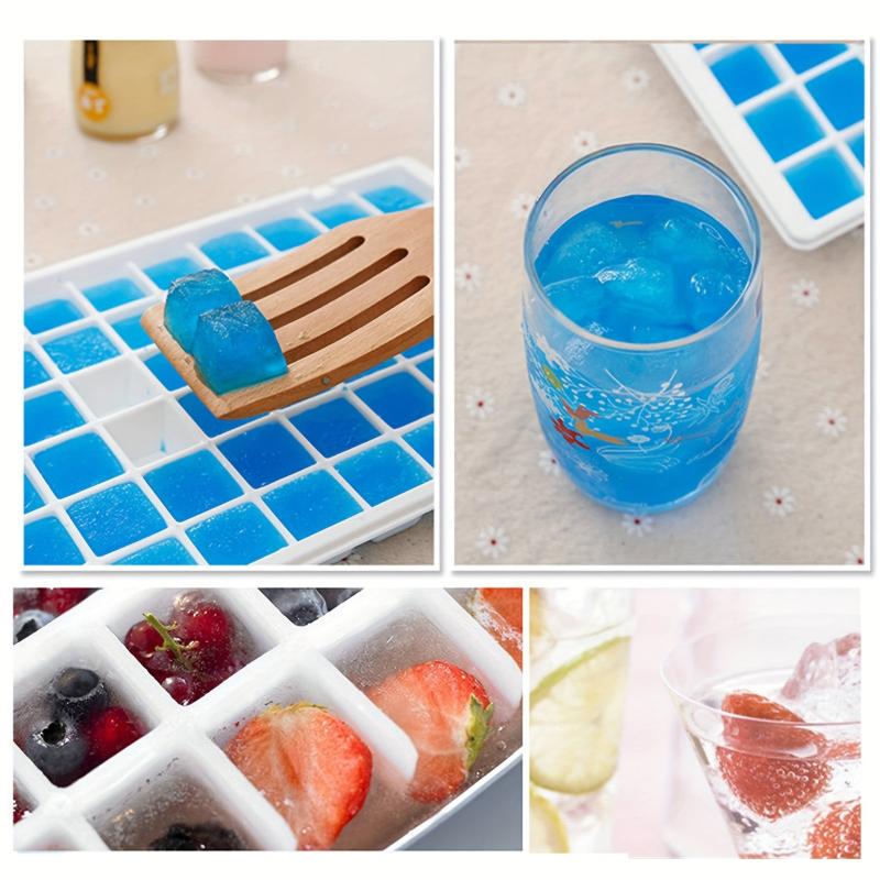 Silicone Ice Cube Trays Easy Release Mini Square Ice Molds