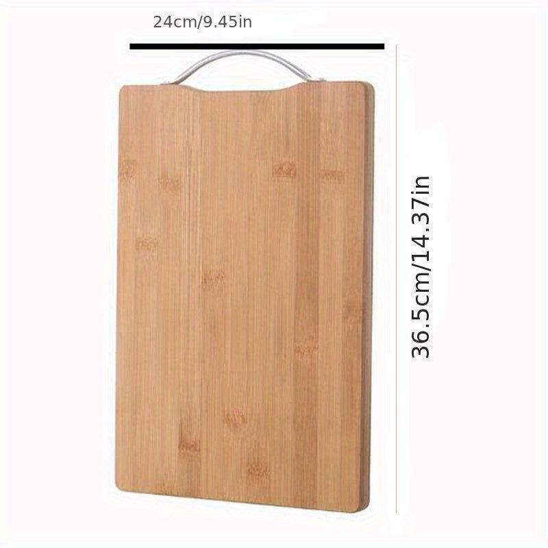 Wooden Cutting Board Butcher Block with Handle for Home