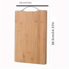 Wooden Cutting Board Butcher Block with Handle for Home