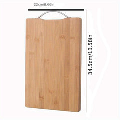 Wooden Cutting Board Butcher Block with Handle for Home