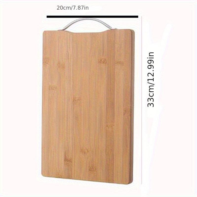 Wooden Cutting Board Butcher Block with Handle for Home