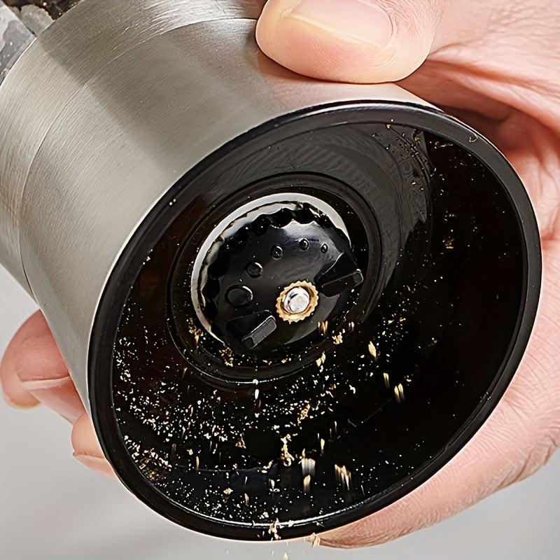 2pcs Pepper Grinder Glass Spice Grinder Manual Pepper Mill Spice Crusher