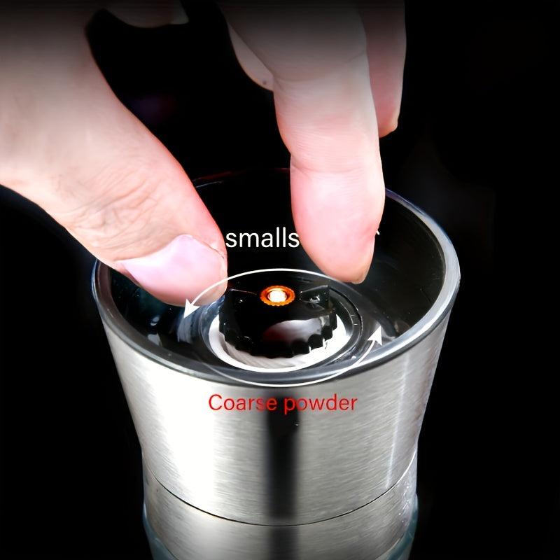 2pcs Pepper Grinder Glass Spice Grinder Manual Pepper Mill Spice Crusher