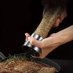 2pcs Pepper Grinder Glass Spice Grinder Manual Pepper Mill Spice Crusher