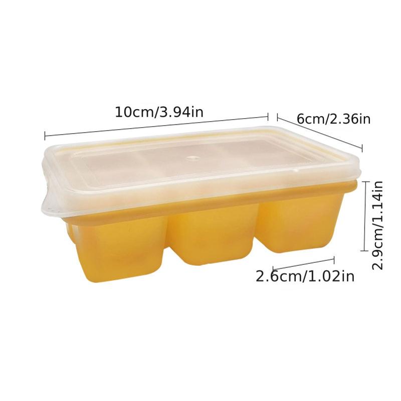 Ice Tray Spherical Freezer Ice Cube Mold with Lid - Round Ice Ball Maker
