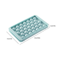Ice Tray Spherical Freezer Ice Cube Mold with Lid - Round Ice Ball Maker