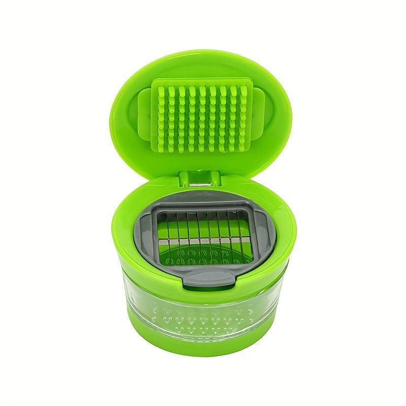1pc Garlic Press & Slicer Kitchen Tool