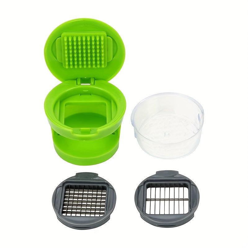 1pc Garlic Press & Slicer Kitchen Tool