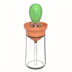 Silicone Bottle with Brush for Cooking Grilling BBQ Kitchen