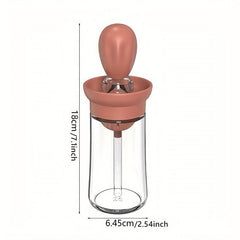 Silicone Bottle with Brush for Cooking Grilling BBQ Kitchen