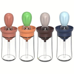Silicone Bottle with Brush for Cooking Grilling BBQ Kitchen