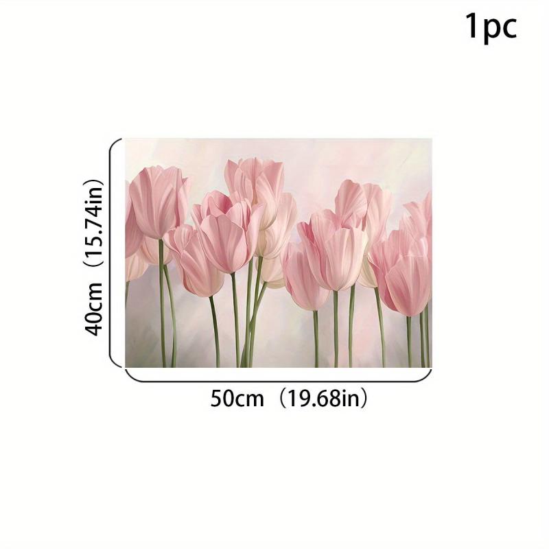 Silicone Drain Mat Flower Pattern Absorbent Drying Pad