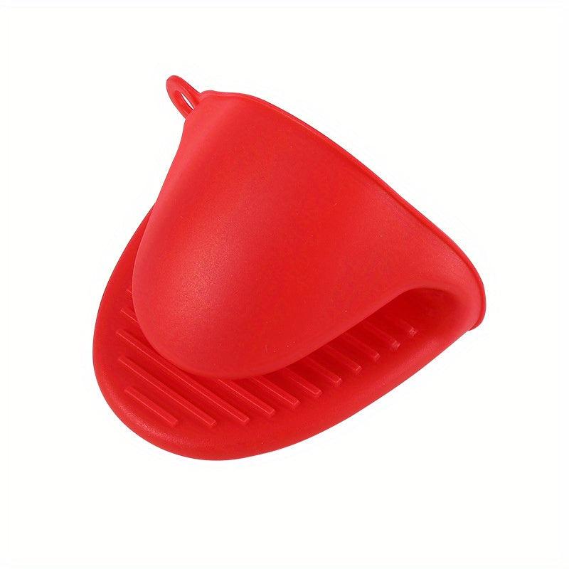 1pc Silicone Insulated Gloves Thick Baking Gloves Christmas Gift Heat Insulation