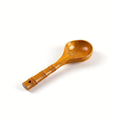 Long Handle Wooden Watering Spoon Kitchen Tool