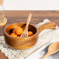 Long Handle Wooden Watering Spoon Kitchen Tool