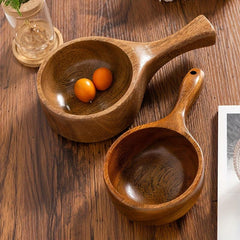 Long Handle Wooden Watering Spoon Kitchen Tool