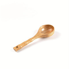 Long Handle Wooden Watering Spoon Kitchen Tool