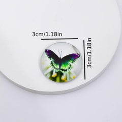 Butterfly Glass Refrigerator Magnets - Personalized Fridge Magnet