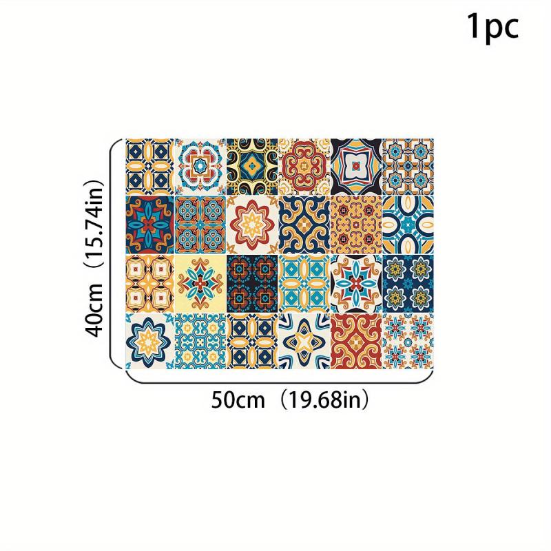 Silicone Drain Mat Flower Pattern Drying Pad Absorbent Tableware Sink Pad
