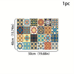 Silicone Drain Mat Flower Pattern Drying Pad Absorbent Tableware Sink Pad