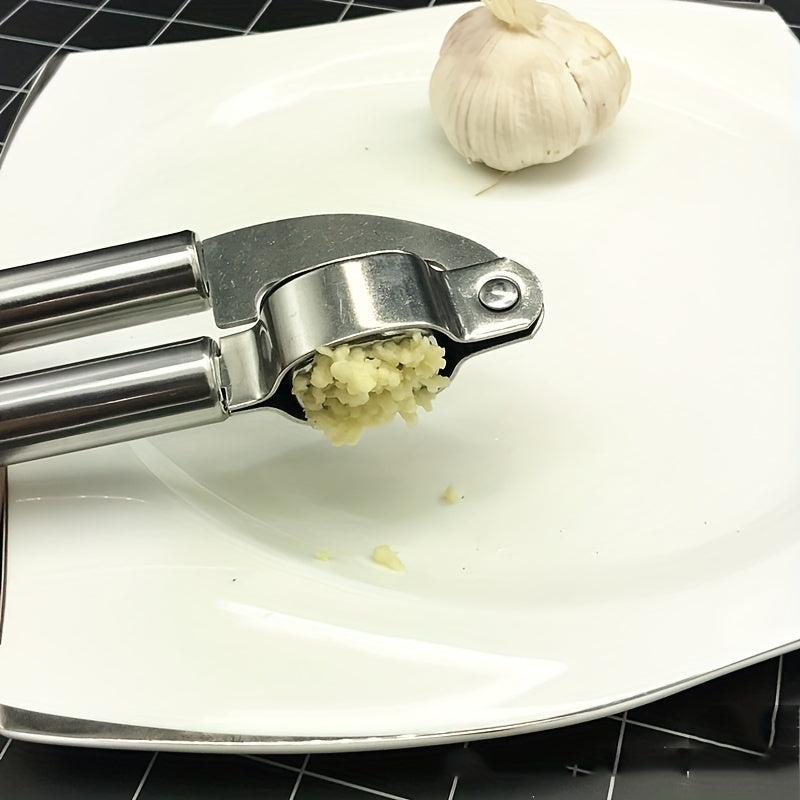 Stainless Steel Garlic Press, Multifunctional Garlic Mincer