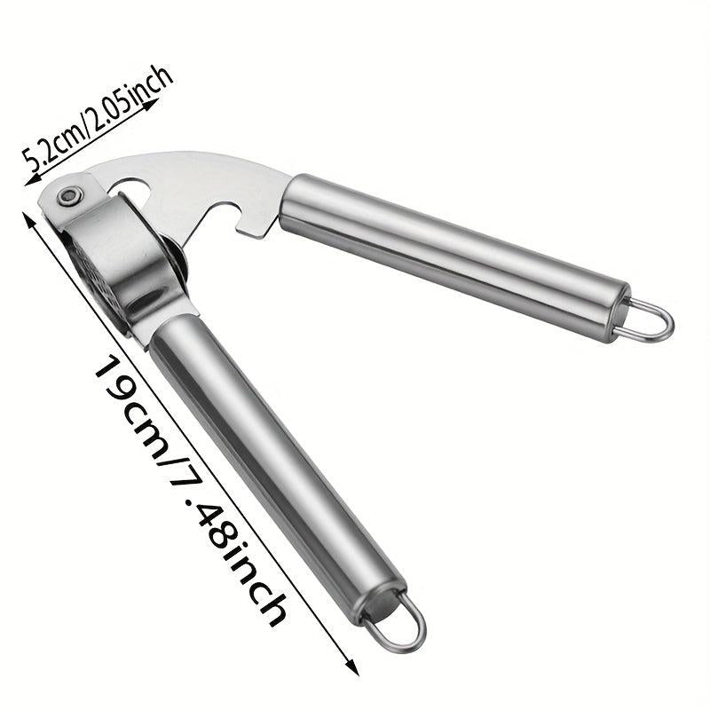Stainless Steel Garlic Press, Multifunctional Garlic Mincer